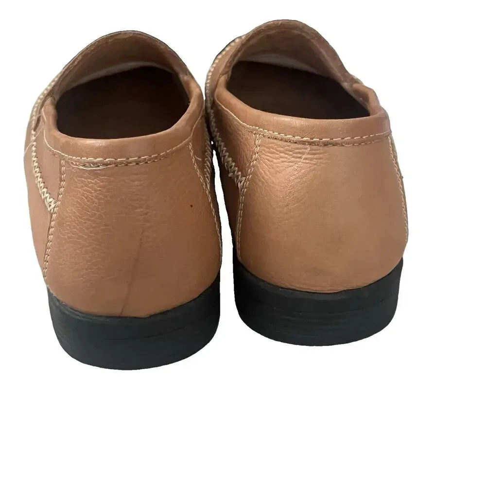 Giorgio Brutini LE Glove Tan Pebbled Leather Loafers Men’s Size US 8.5 M